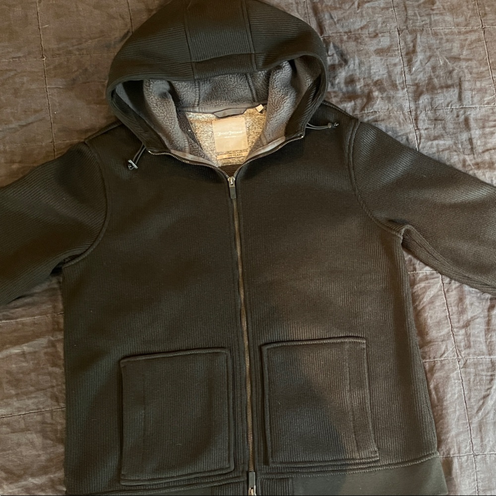 Hickey Freeman Dark Gray Hooded Jacket
